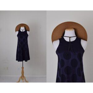 Vintage 90s Tommy Hilfiger A-line Navy‎ Dress